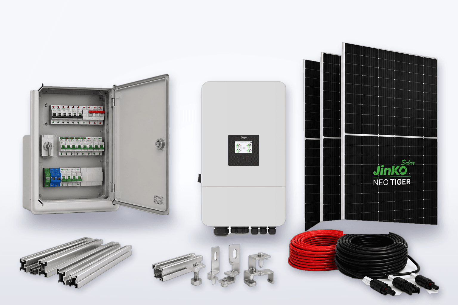 Sistem fotovoltaic Soluxia Titan 25kW TRIFAZAT HIGH VOLTAGE